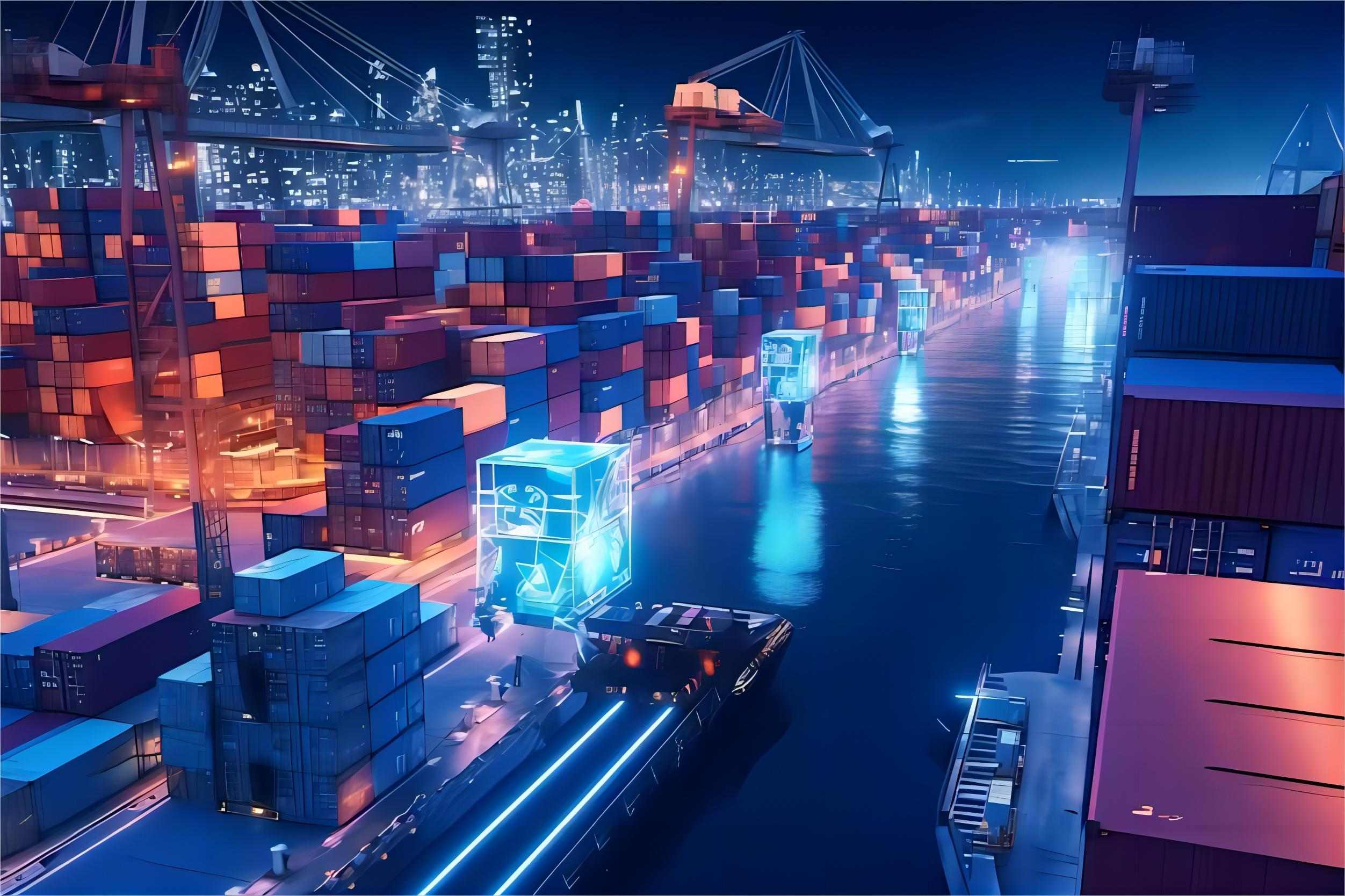 Professional logistics team managing international shipments