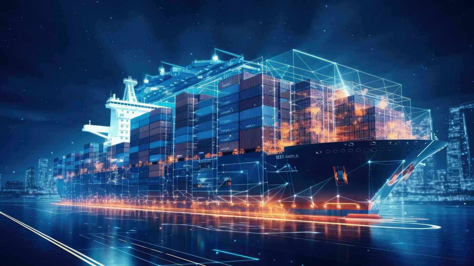 Global logistics network connecting China and Italy