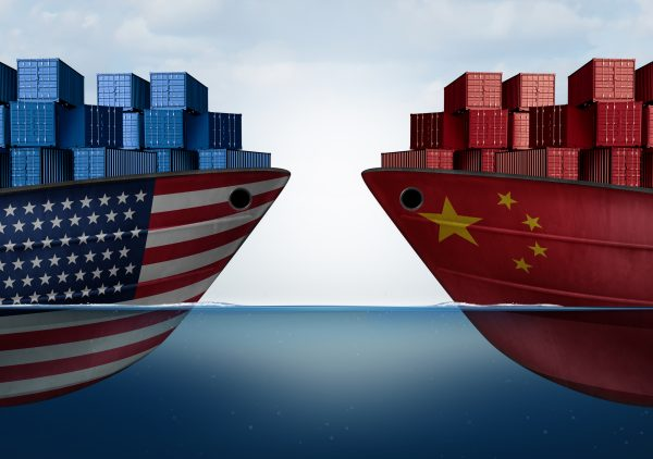 Logistics professional reviewing customs documentation for global shipping