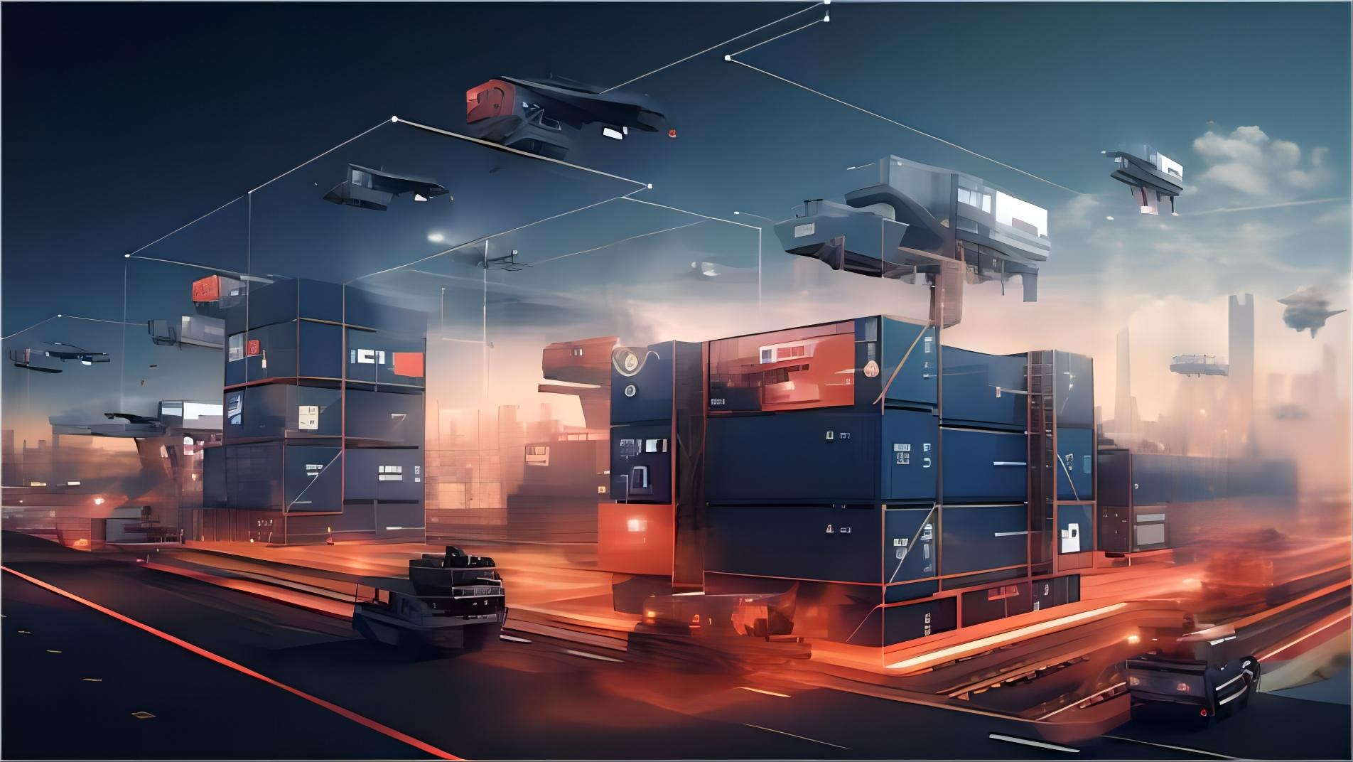 Logistics professional managing global freight services