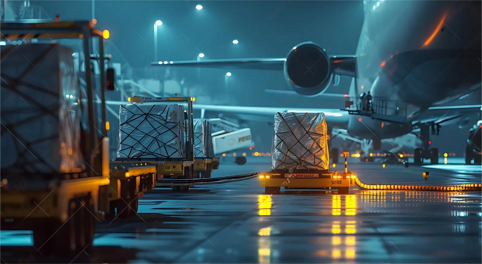 Global logistics network map