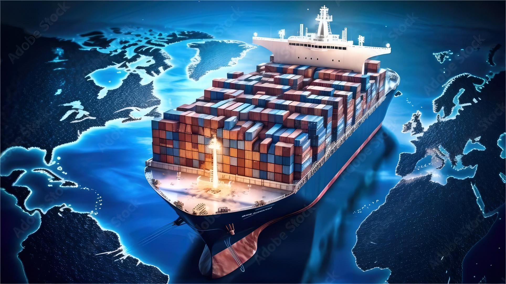 Professional logistics team managing express shipments