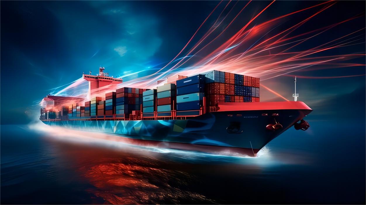 global freight logistics container china usa europe shipping