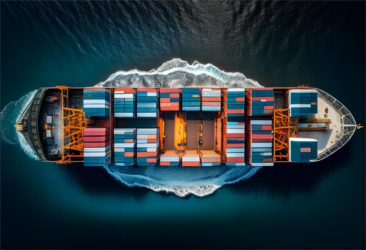 Logistics professional reviewing shipping documentation